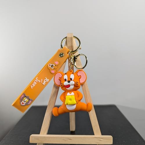 Image of OTTAVO Cute Cartoon 3D Silicone High -Quality PVC Material Keychain, Suitable for Boys and Girls - Pack of 1.