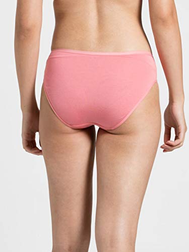 Image of Jockey 1807 Women's High Coverage Micro Modal Elastane Stretch Mid Waist Hipster with Ultrasoft Exposed Waistband