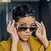 Evasens Pixie Cut Wigs Human Hair Short Wigs for Black Women Human Hair Pixie wig with Bangs Short Black Wig Color 028