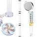 VEGCOO Douchette, Pliable Pommeau de Douche Haute Pression avec Filtre 3 Coton PP Remplaçable, Pommeau de Douche Anti Calcaire de Massage, Pommeau de Douche Economie Deau Purificatrice D'eau