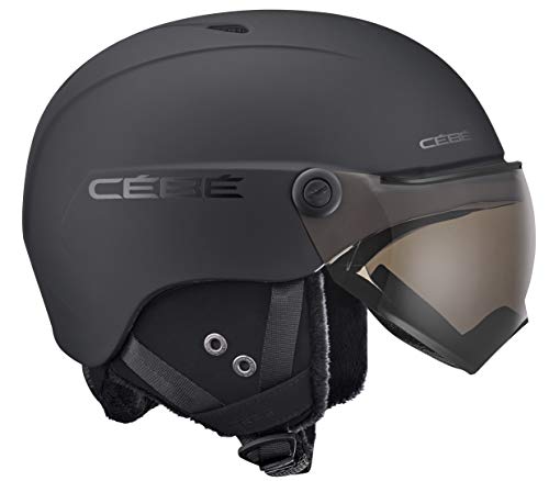 Cébé Contest Vision Casque de Ski Unisexe Noir Mat Adulte 56-58 cm