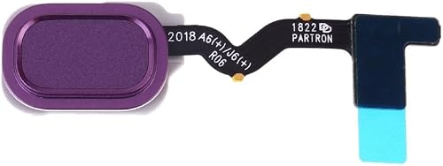 Fingerprint Sensor Flex Cable For Smartphone - Purple - Compatible With J4 (2018) Sm-J400F/Ds