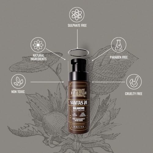 Image of NARH SAMTAS 24 | Oil-Control Moisturizer | Long Lasting Hydration, Acne Spot Reduction With Niacinamide & Witch-Hazel Leaf Extract, Non-Sticky, Nourishing, Fast Absorbing & Balances Skin PH, 50ml