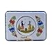 La Trinitaine, French Brittany Galettes au Beurre (Butter Cookies) in Mini Quimper Tin, Faience Couple, 4.6 OZ