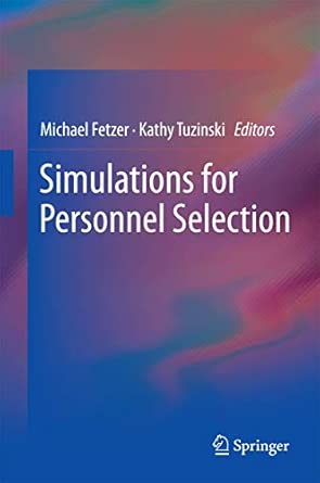 Simulations for Personnel Selection 2014th Edition book cover