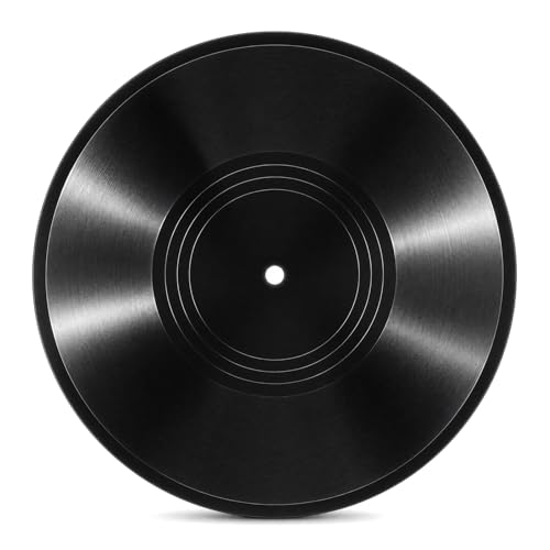 VALICLUD Discos de vinilo decorativos de 12 pulgadas, mini discos de plástico como decoración estética, decoración de pared retro para salón, bar, cafetería, decoración versátil para fiestas y