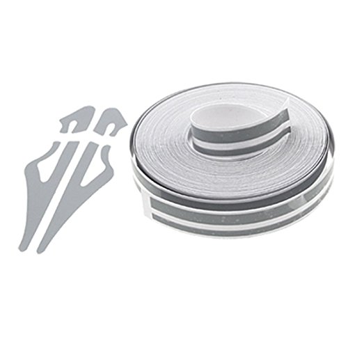 Grey Car Auto Strip Plak Band Sticker Film W12 x