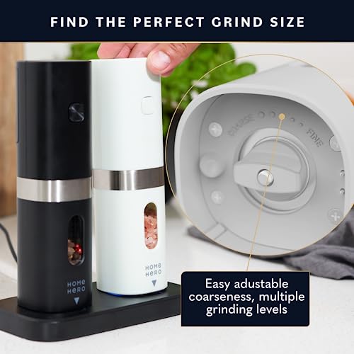 Home Hero Electric Salt And Pepper Grinder Set thumb #2