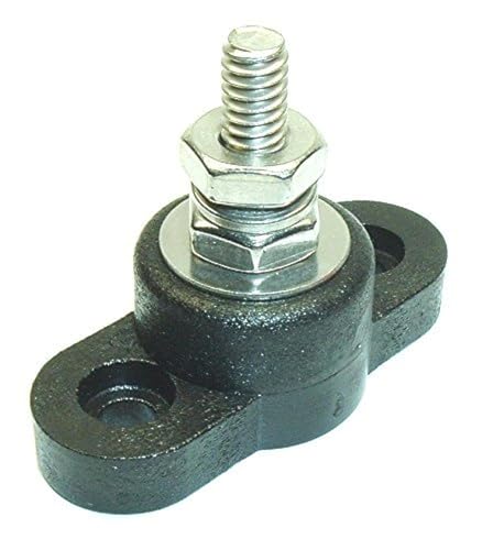 N400 - Loss of Electrical Power from Loose Ground Stud - 2019-2020 Land Rover Discovery 5 Fastronix Black Single Stud Ground Junction Block 1/4'