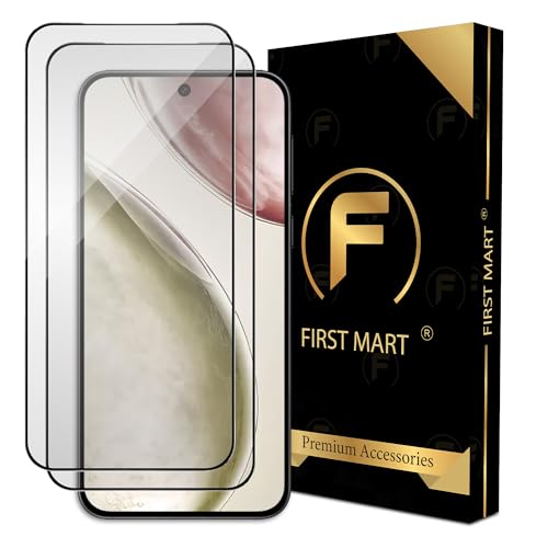 Image of FIRST MART Military-Grade Gorilla Tempered Glass forVivo X200 Pro (6.31 Inch) With Installation Kit | Edge to Edge Coverage | Black [2 Pack]