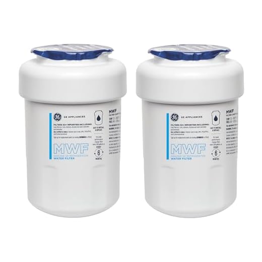 MWF Refrigerator Water Filter Replacement for MWF, MWFA, MWFP, GWF, GWFA, Kenmore 9991, 46-9991, 469991, Pack of 2