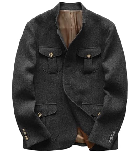 Blazer chevrons hommes Kromoc veste voyage décontractée mi-saison
