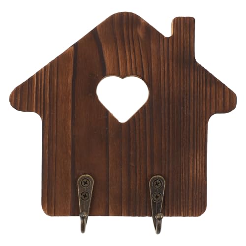 Colgador de llaves de madera resistente espacio decorativo 2