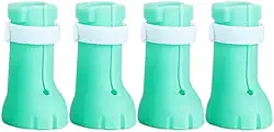 Sapatos Para Pet Bota Antiderrapante Anti Arranhão Cachorro E Gato Protetor De Patas Sapatinhos Silicone Ajustáveis Botinhas Cães E Pets
