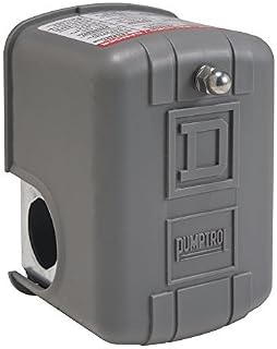 Square D by Schneider Electric 9013FSG52J25 Air-Pump Pressure Switch, Nema 1, 60-80 Psi