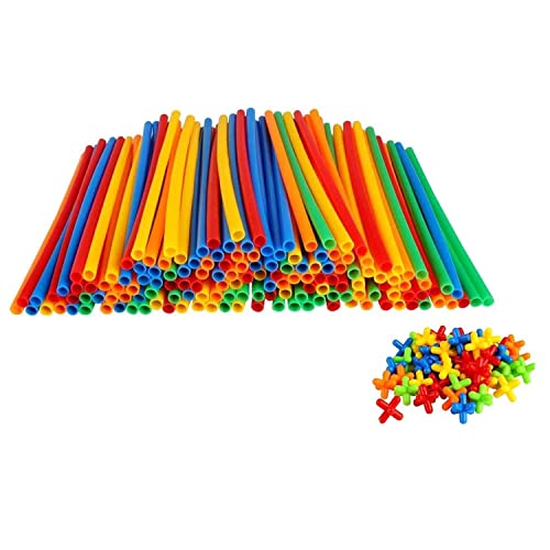 Image of Gambit Bulid Structures Interlocking Play Mat 4D Blocks Set (200 Pieces) Smart Activity Fun and Learning Train Blocks for Kids - Multi-Color