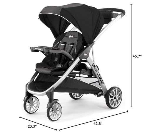 Chicco 00079135720070 Bravo For2 Standing/Sitting Double Stroller thumb #9