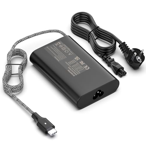 shefor 65W USB C Laptop Ladekabel Netzteil Kompatibel mit HP Elitebook x360 1030 1040 G3 G4 Spectre X360 Chromebook 11 14 Elite x2 ProBook 430 450 G5 G6 Split x2 Pavilion Envy x360 Slim Ladegerät
