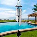 Skybella Crios Wind Chimes for Outside - Professionally Tuned Wind Chimes with Sound Options and Volume Control. 35” Wind Chime. Ready to Gift Wind Chimes for Outdoor