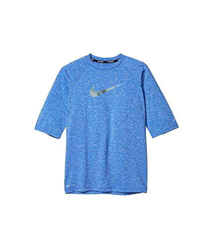 Nike Boy's 1/2 Sleeve Hydroguard (Little Kids/Big Kids) Game Royal MD (10-12 Big Kid)