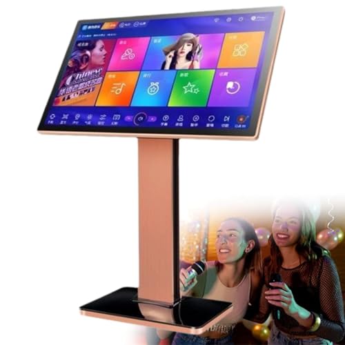 Máquina de karaoke con control de voz, soporte multilingüe y conectividad de aplicaciones para entretenimiento en el hogar y fiestas