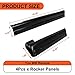 ECOTRIC Rocker Panel Guard Compatible with 1999-2007 Chevy Chevrolet Silverado/GMC Sierra 1500 2500 3500 Classic Extended Cab Replacement for 14068 Trail Armor Side Skirts Extension Body Kit