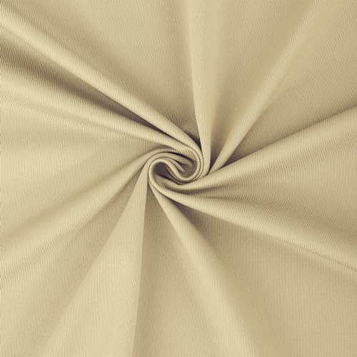 Image of Flame Retardant Hospital Curtains Room Divider Grommet Cubicle Curtains Divider Privacy Medical Curtains for Hospital, Medical Clinic, Lab,School(1 Panel, 12x8FT,Beige)