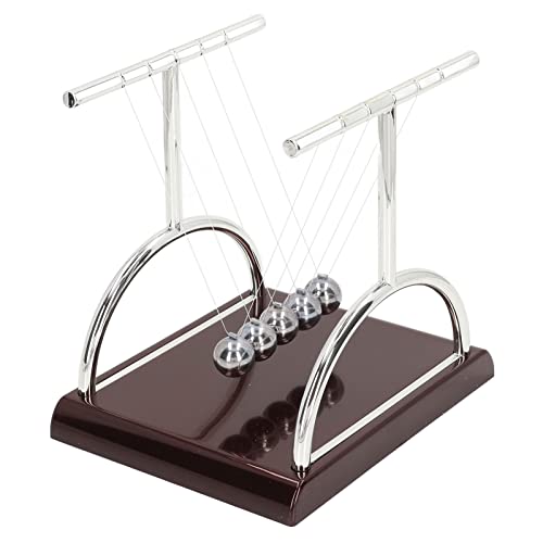 Bolas de Equilíbrio Newtons, Brinquedo Educativo de Física de Ferro de Plástico Bolas de Pêndulo par