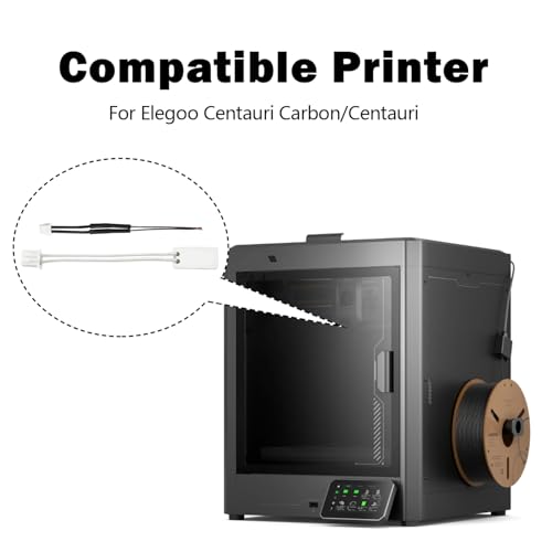 Piezas extrusora hotend con elemento calefactor y termistor para Centauri Carbon 24V 5