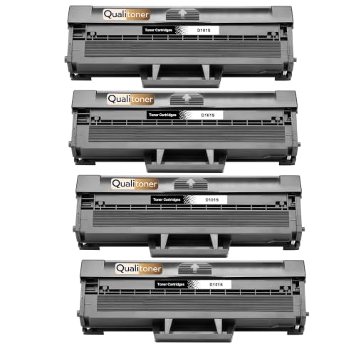 Pack 4 toners MLT-D101S compatibles Samsung ML 2160 et SCX 3405 noir