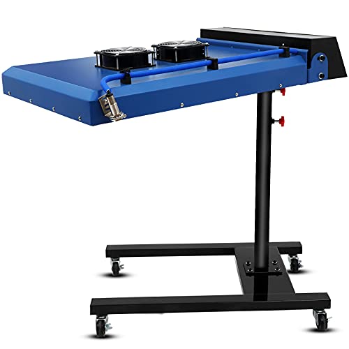 Flash Dryer with Sensor Silk Screen Flash Dryer 20x24 Inch, Automatic Double Fan Flash Dryer 220V 6000W IR Flash Dryer for Screen Printing