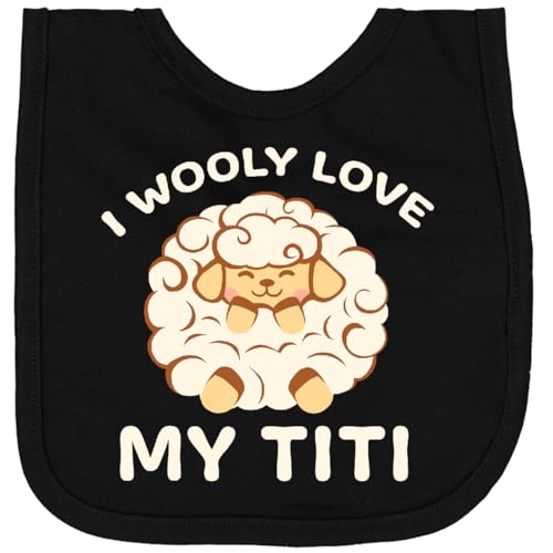 inktastic I Wooly Love My Titi Newborn Bib