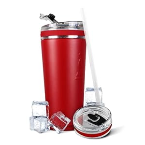 Ice Shaker 590 ml Edelstahlbecher Rot