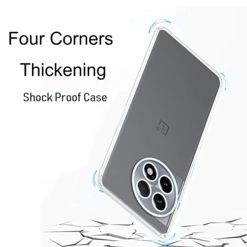 Image of Slim Soft Silicon *Anti Dust Plug* Shockproof Transparent TPU Back Case Cover for OnePlus 11R 5G - Clear