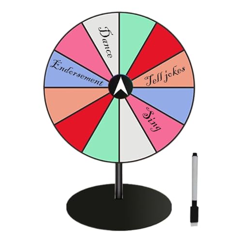Vuela de de Mesa - Spinner del sorteo | Spinner de de rifa de 12 Ranuras con Base Resistente, Juego de Mesa con 12 tragamonedas para Regalos de premios, rifas y promociones de ferias Comer Vuela de de Mesa - Spinner del sorteo | Spinner de de rifa de 12 Ranuras con Base Resistente, Juego de Mesa con 12 tragamonedas para Regalos de premios, rifas y promociones de ferias Comer