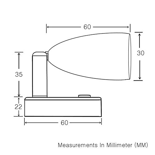 Obeaming 12V Reading Lamp RV Boat LED Bedside Lamp Camper Trailer Motorhome Interior Lighting Spotlight, Machined Aluminum Brushed Nickel - Thumbnail 5