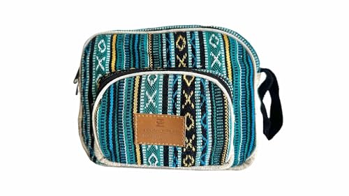 Z ZILLION CRAFT Toiletry cosmetic pouch bag, Travel organizer for make up item. Hand made 100% natural hemp. Spacious wide open unique bag for men women.