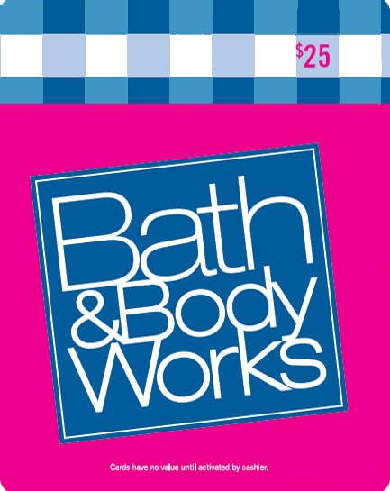 Bath & Body Works Physical Gift Card - $25