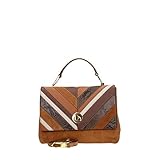 Volumen in L ca.: 0-10 Coccinelle Liya Chevron Handtasche Leder 30 cm