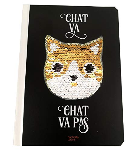 Agenda sequins Chat va, chat va pas Agenda sequins Chat va, chat va pas
