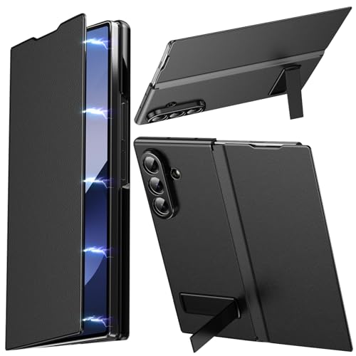 Étui pour Samsung Galaxy Z Fold7 noir idéal pour le bureau et les voyages