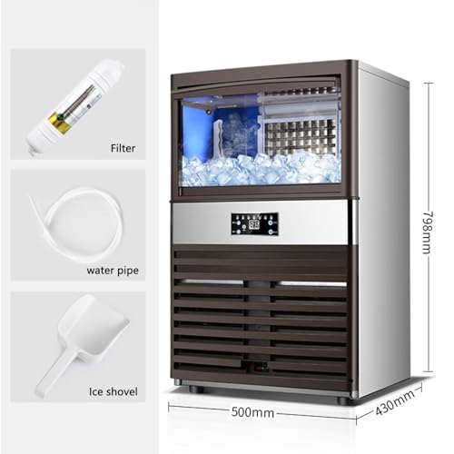 Máquina Comercial para Fabricar Hielo 90kg/24H Acero Inoxidable miniatura 3