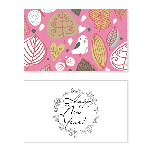 Tarjeta de bendición floral para decorar su mesa y regalar en Año Nuevo