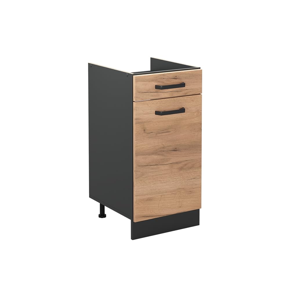 Vicco Szafki kuchenne "R-Line", Dąb goldkraft/Antracyt 40 cm