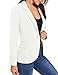 LookbookStore Womens Notched Lapel Pockets Button Work Office Blazer Jacket Suit