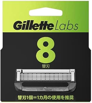 ジレット　ラボ　Gillette Labs 替刃 8枚入り 10パック ジレット ラボ Gillette Labs 替刃 8枚入り 10パック