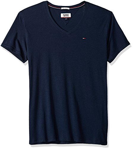 Tommy Hilfiger mens V Neck T Shirt, Tommy Navy, XX-Large US