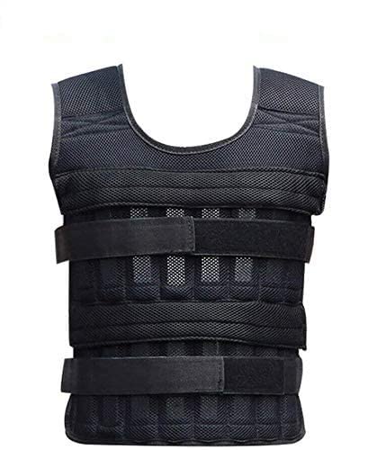 ELECTEK Weighted Vest Jacket, Adjustable Loading Weight Jacket Exercise Weight loading Vest Boxing Training Waistcoat for Men Women