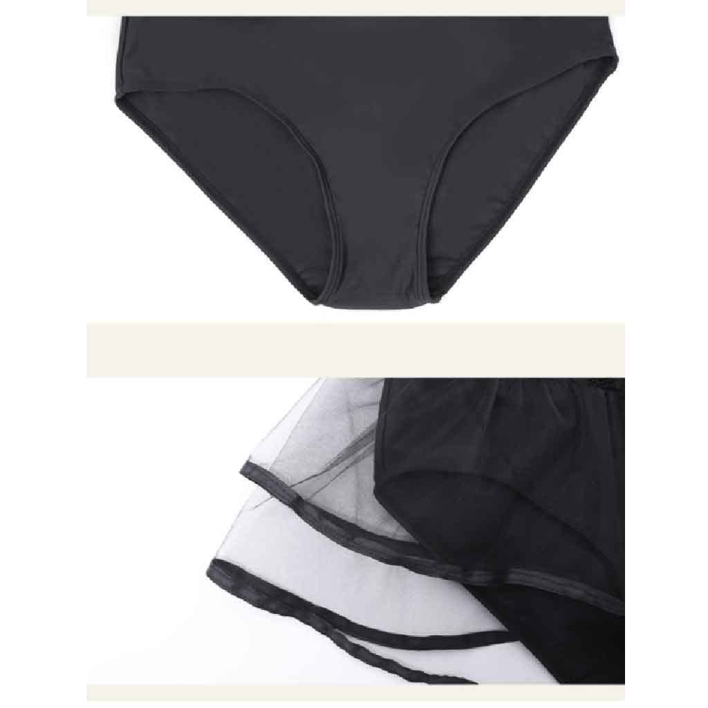 Maillot de Bain Une pièce Femme Maillot de Bain Femme ruché Push up Maillot de Bain Une pièce Sexy Maillot de Bain Confortable Vacances avec Bretelles réglables (Noir) Machine Wash