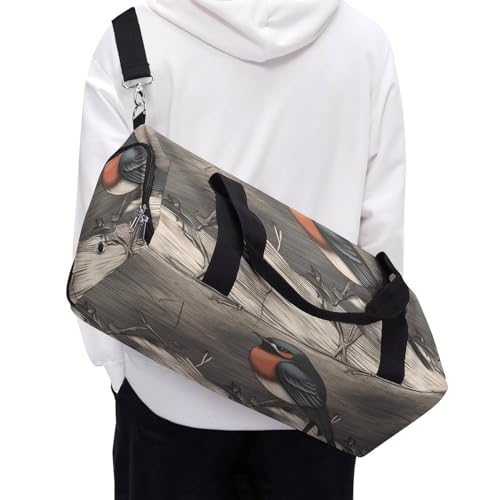 Sac de gym et sport avec compartiments hirondelle grange graphite